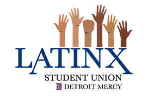 The logo for ɫۺϾþ Mercy's Latinx Student Union.